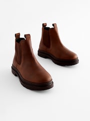 Chocolate Brown Chelsea Boots - Image 1 of 5