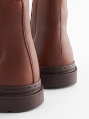Chocolate Brown Chelsea Boots - Image 3 of 5