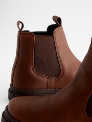 Chocolate Brown Chelsea Boots - Image 5 of 5