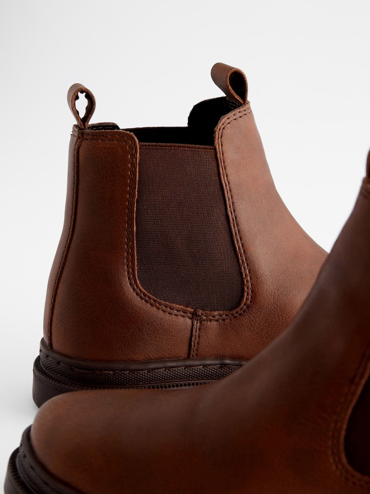 Chocolate Brown Chelsea Boots - Image 5 of 5