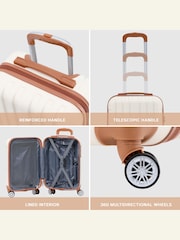 Flight Knight 55x35x20cm 8 Wheel ABS Hard Case Cabin Carry On Hand Luggage - Image 7 of 7