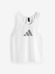 adidas White Training 24 Bib - Image 1 of 6