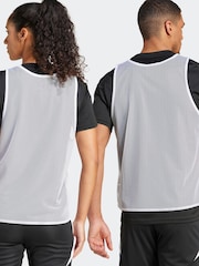adidas White Training 24 Bib - Image 4 of 6