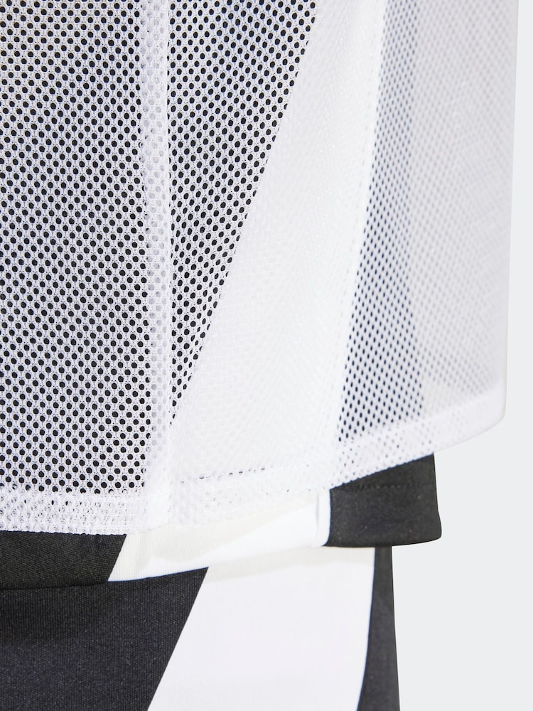 adidas White Training 24 Bib - Image 6 of 6