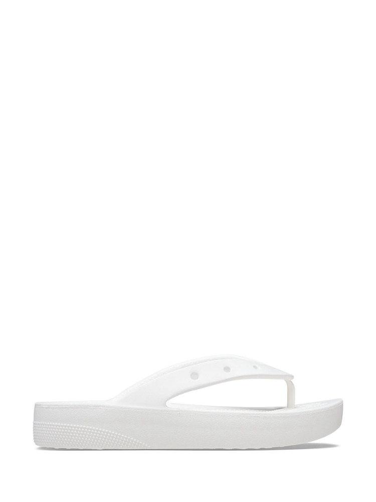 Crocs Klassische Zehentrenner mit Plateausohle - Bild 1 von 5