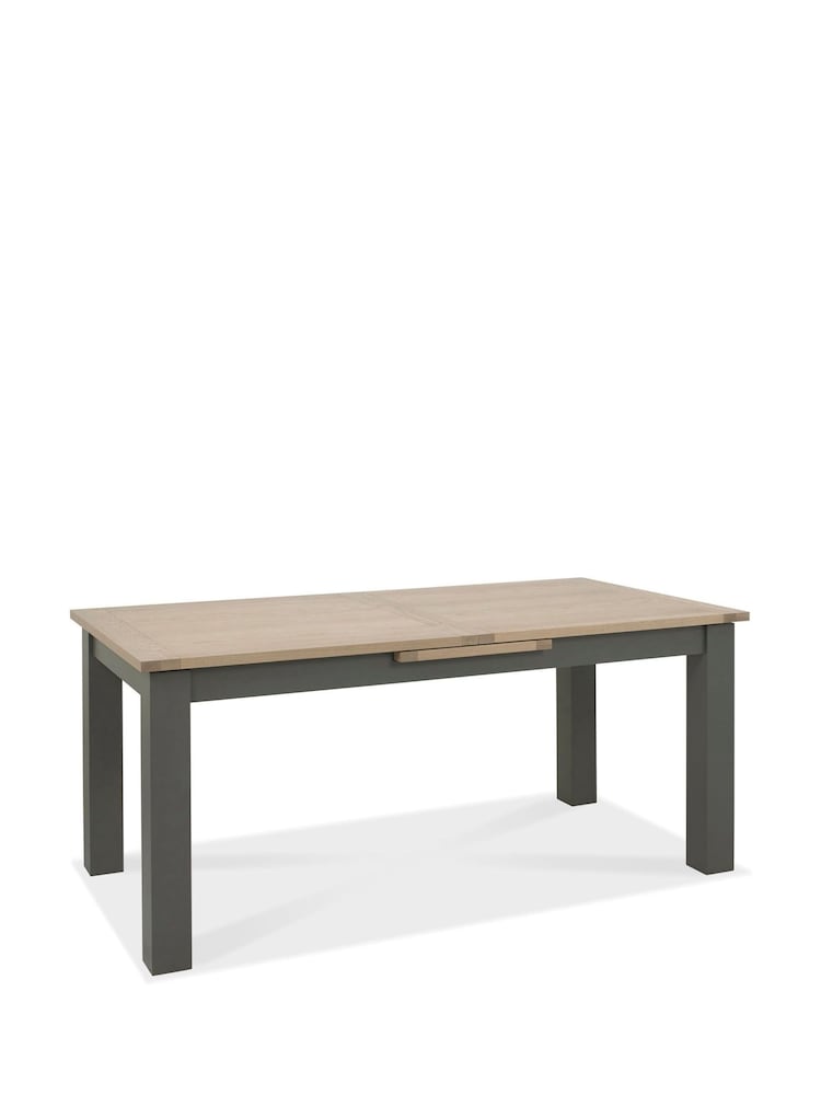 Bentley Designs Grey Oakham 4 To 6 Seater Extending Dining Table - Image 2 of 4