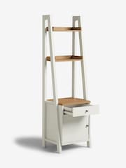 Chalk White Malvern Paint Effect Ladder Bedside Table - Image 5 of 6