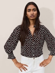 Baukjen Brown Cela Printed Blouse - Image 1 of 3