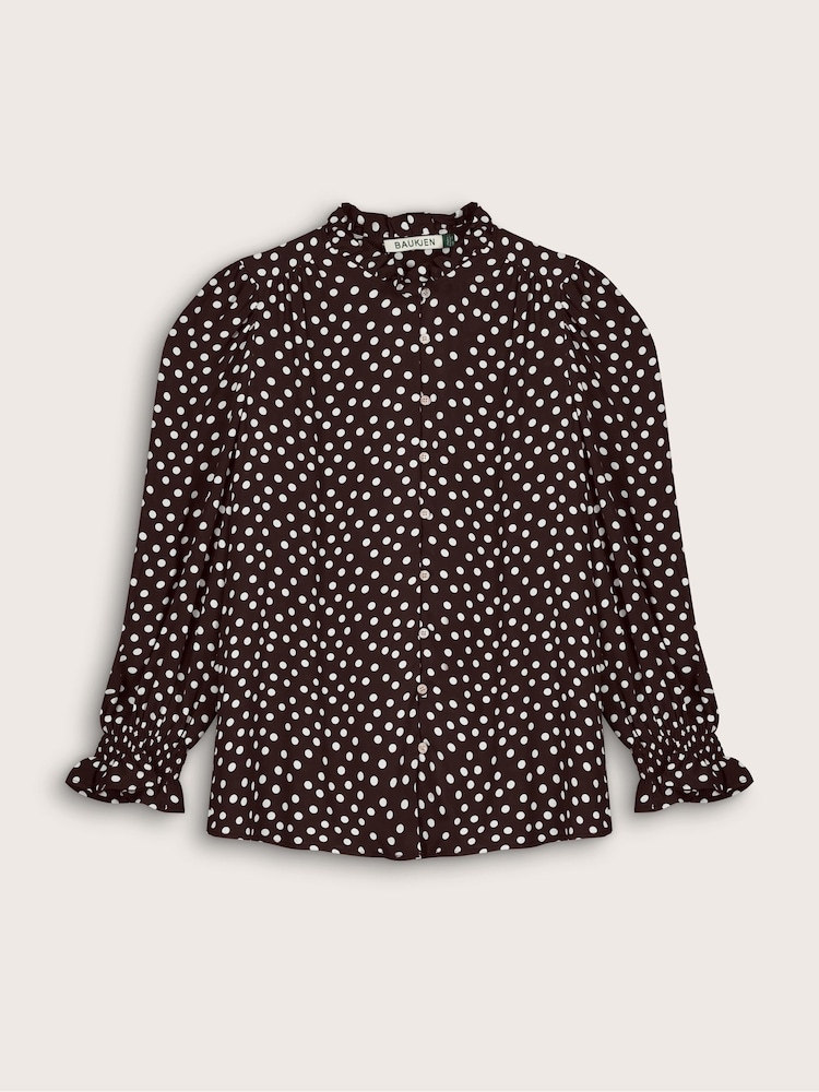 Baukjen Brown Cela Printed Blouse - Image 3 of 3 Baukjen Brown Cela Printed Blouse - Image 3 of 3