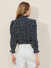 Baukjen Blue Cela Printed Blouse - Image 3 of 5