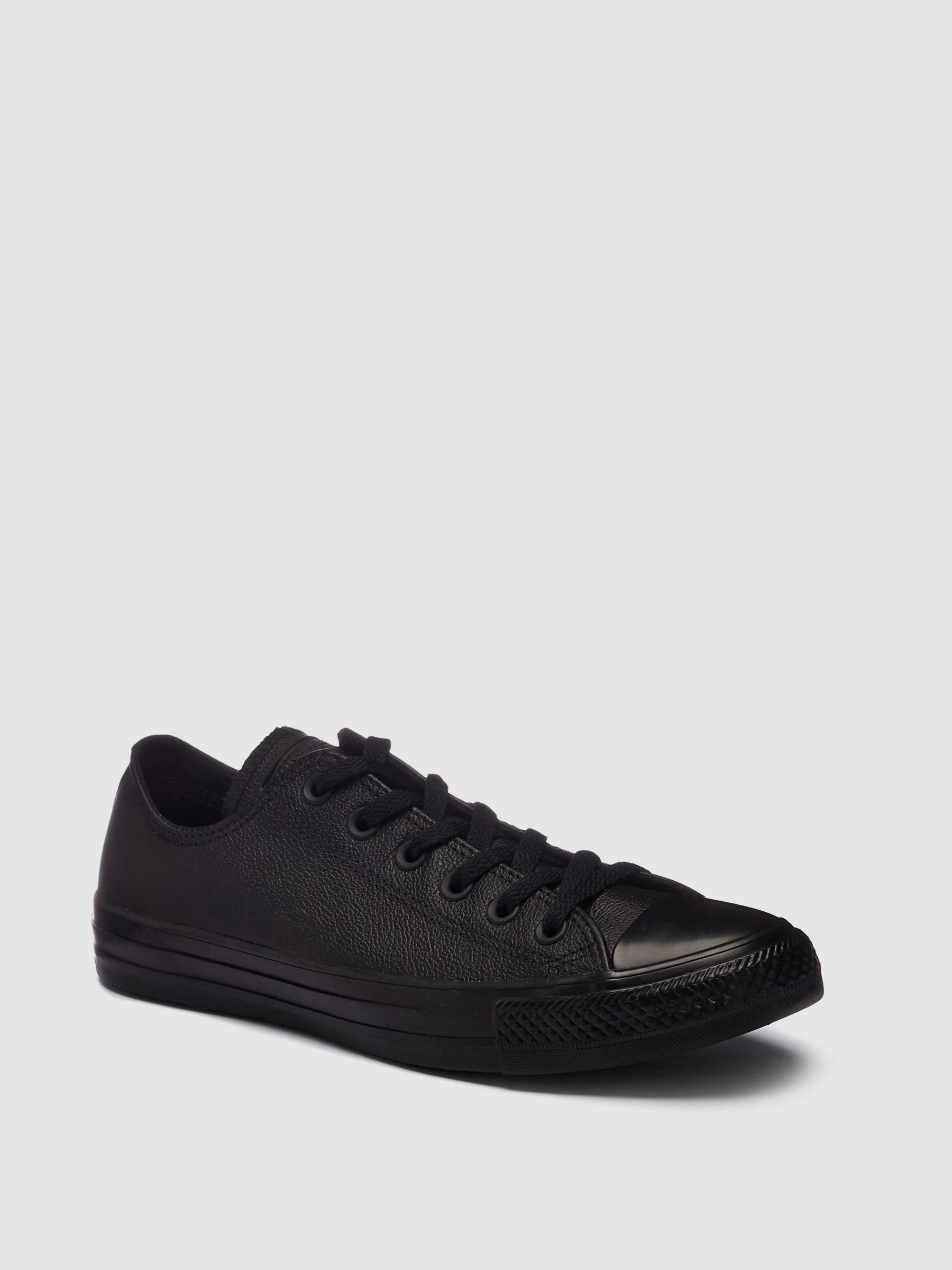 Buy Converse Black Chuck Taylor All Stars Leather Ox Trainers from Next USA