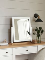 Chalk Malvern Paint Effect Dressing Table Mirror - Image 1 of 4