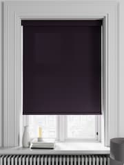 Blueberry Purple Chevvie Made To Measure Roller Blind - Image 1 of 5