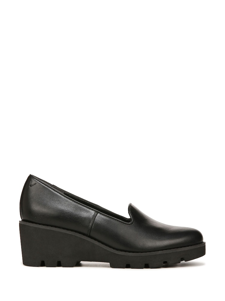Vionic Willa Suede Leather Slip-ons Wedges - Image 1 of 7