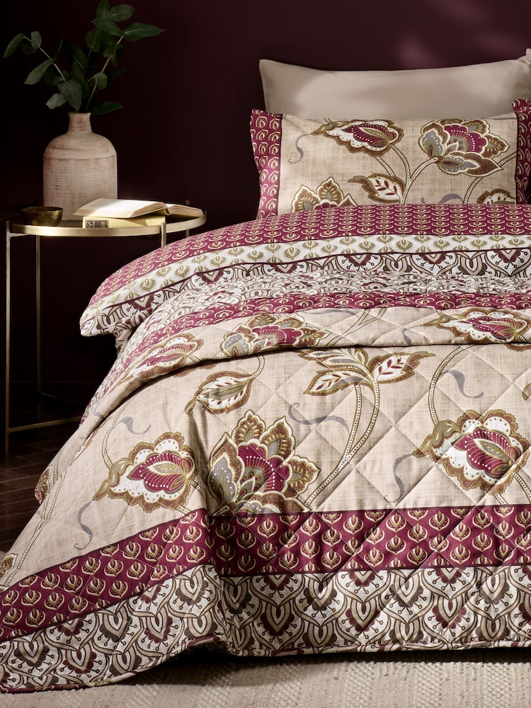 Catherine Lansfield – Kashmir – pflegeleichte Tagesdecke mit floralem Paisley-Muster - Bild 1 von 3 Catherine Lansfield – Kashmir – pflegeleichte Tagesdecke mit floralem Paisley-Muster - Bild 1 von 3