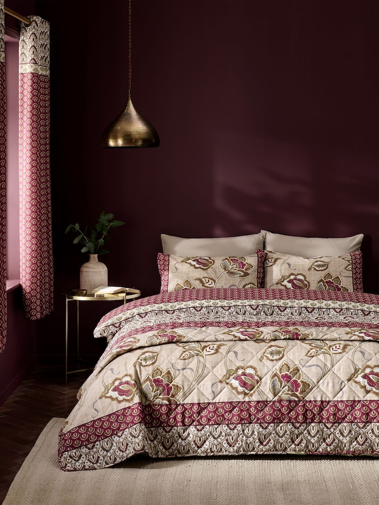Colcha Catherine Lansfield Kashmir Floral Paisley Easy Care - Imagem 3 de 3
