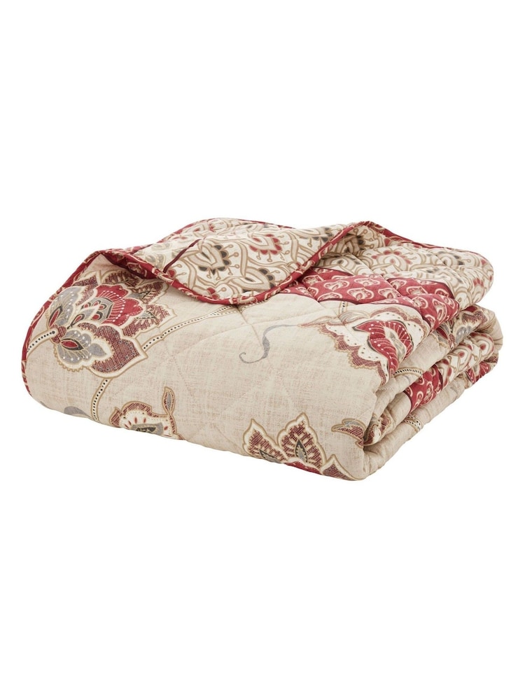 Couvre-lit Catherine Lansfield Kashmir Floral Paisley facile d’entretien - Image 4 de 4