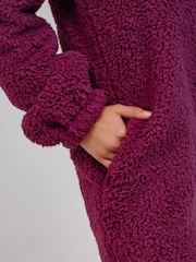 Loungeable Purple Sherpa XL Ears Teddy All-In-One - Image 4 of 5