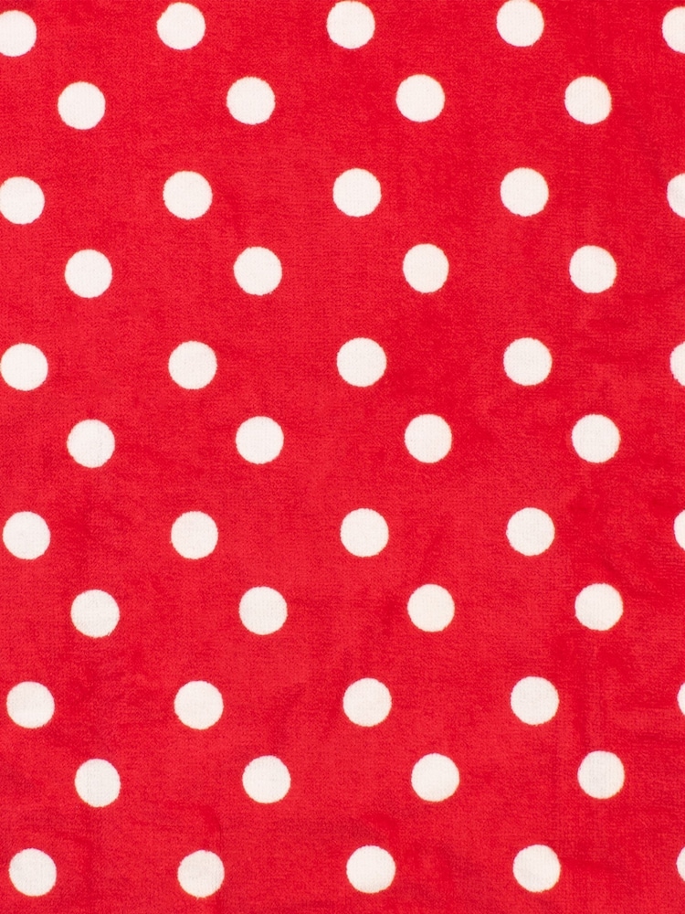 Character Red Minnie Mouse License Kids Printed Swim And Beach 100% Cotton Towel Poncho - Image 5 of 5