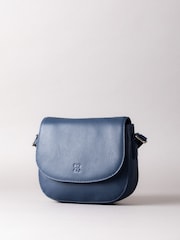 Lakeland Leather Blue Alston Leather Saddle Bag - Image 1 of 7