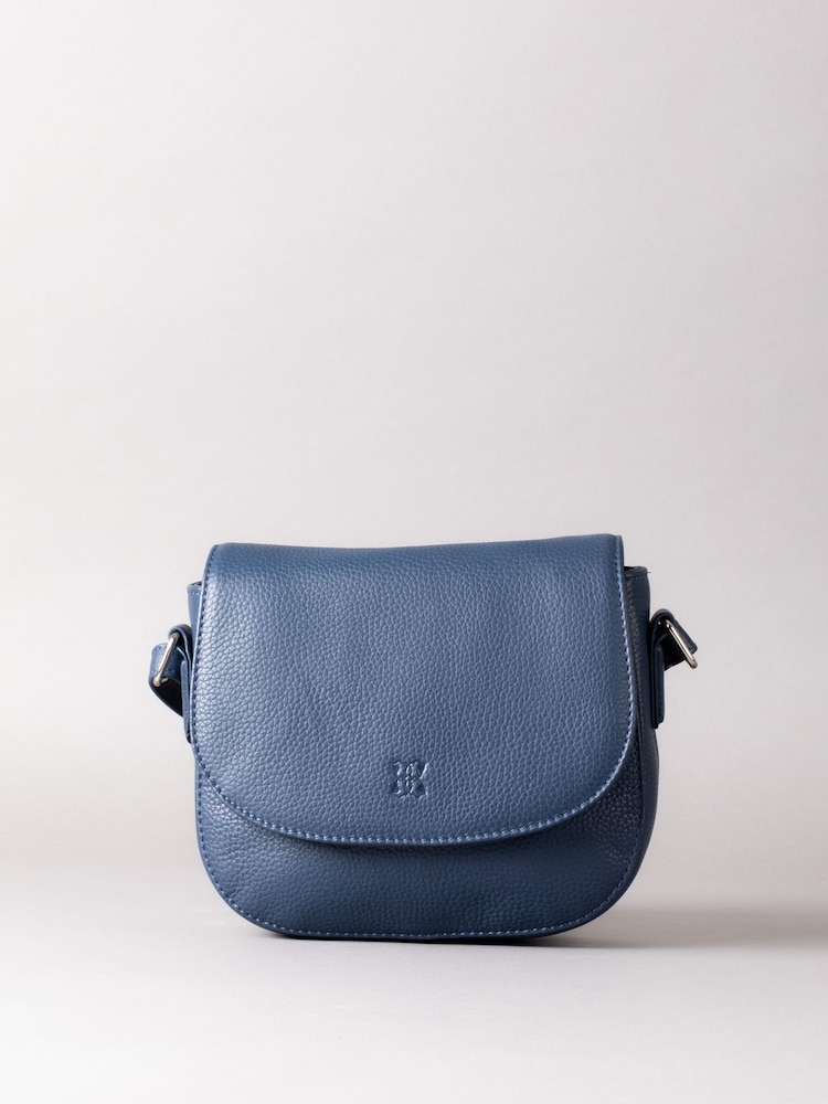Lakeland Leather Blue Alston Leather Saddle Bag - Image 2 of 7