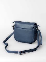 Lakeland Leather Blue Alston Leather Saddle Bag - Image 3 of 7