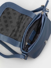 Lakeland Leather Blue Alston Leather Saddle Bag - Image 5 of 7