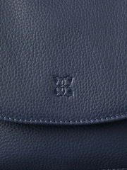 Lakeland Leather Blue Alston Leather Saddle Bag - Image 6 of 7