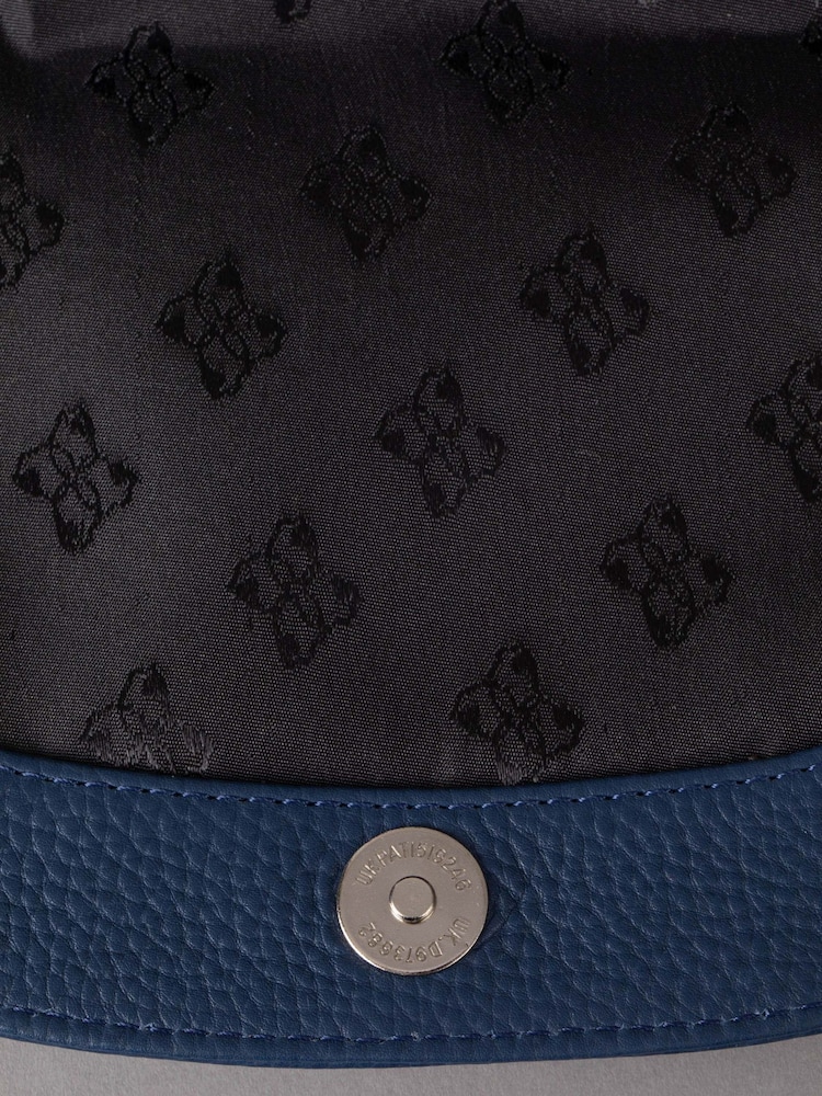 Lakeland Leather Blue Alston Leather Saddle Bag - Image 7 of 7