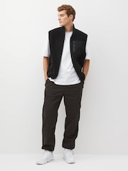 Black Parachute Trousers - Image 3 of 11