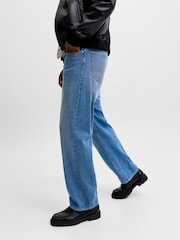 JACK & JONES Mid Blue Alex Baggy Fit Jeans - Image 5 of 5
