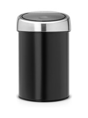 Brabantia Matt Black 3L Touch Bin - Image 1 of 3