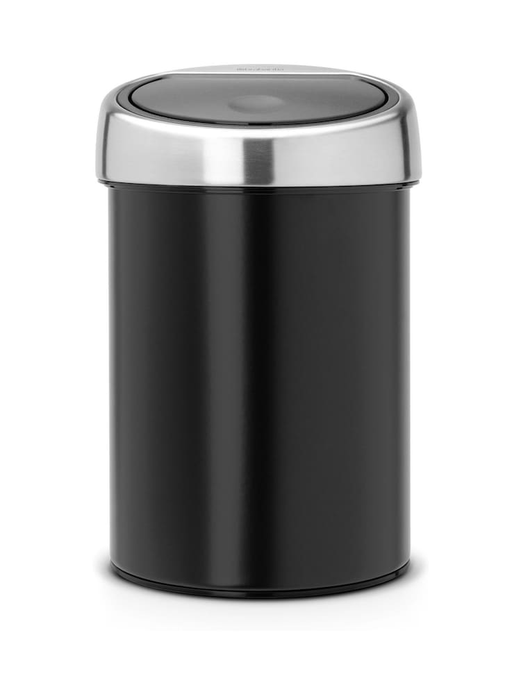 Brabantia Matt Black 3L Touch Bin - Image 1 of 3