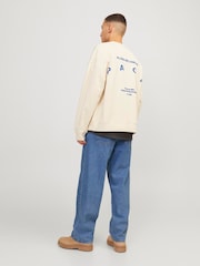 JACK & JONES Blue Ted Straight Loose Fit Jeans - Image 2 of 7