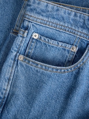 JACK & JONES Blue Ted Straight Loose Fit Jeans - Image 6 of 7