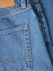 JACK & JONES Blue Ted Straight Loose Fit Jeans - Image 7 of 7