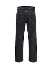 JACK & JONES Black Ted Straight Loose Fit Jeans - Image 5 of 7