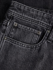 JACK & JONES Black Ted Straight Loose Fit Jeans - Image 6 of 7