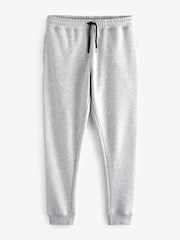 Schwarz - Jogginghose aus Baumwollmischung mit Bündchen - Bild 5 von 7