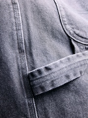 JACK & JONES Black Alex Baggy Fit Carpetner Jeans - Image 10 of 11