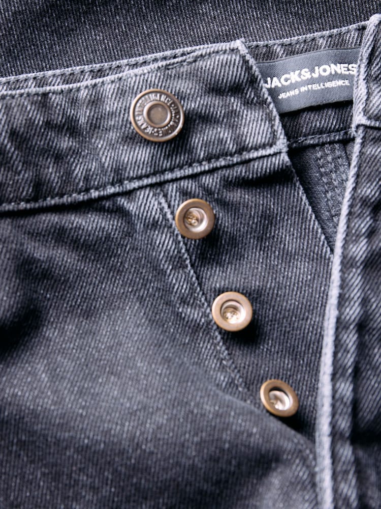 JACK & JONES Black Alex Baggy Fit Carpetner Jeans - Image 11 of 11 JACK & JONES Black Alex Baggy Fit Carpetner Jeans - Image 11 of 11