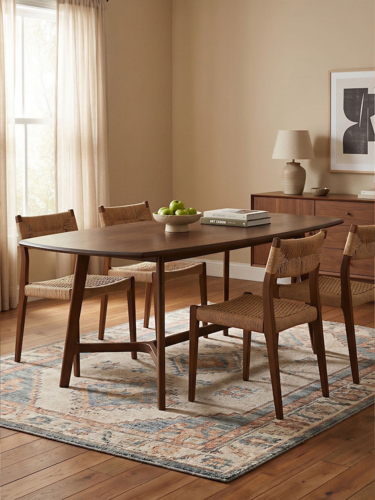 Barker and Stonehouse Brown Cresta 180cm Dining Table - Image 1 of 7