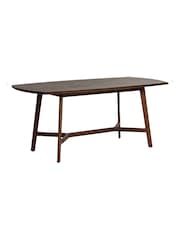 Barker and Stonehouse Brown Cresta 180cm Dining Table - Image 2 of 7
