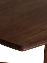 Barker and Stonehouse Brown Cresta 180cm Dining Table - Image 6 of 7