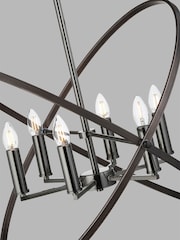 Searchlight Pewter Eternity 6 Light Ceiling Light - Image 3 of 3