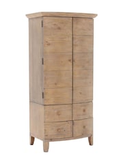 Barker and Stonehouse Brown Lewes 2 Door 4 Drawer Small Wardrobe - Image 2 of 9
