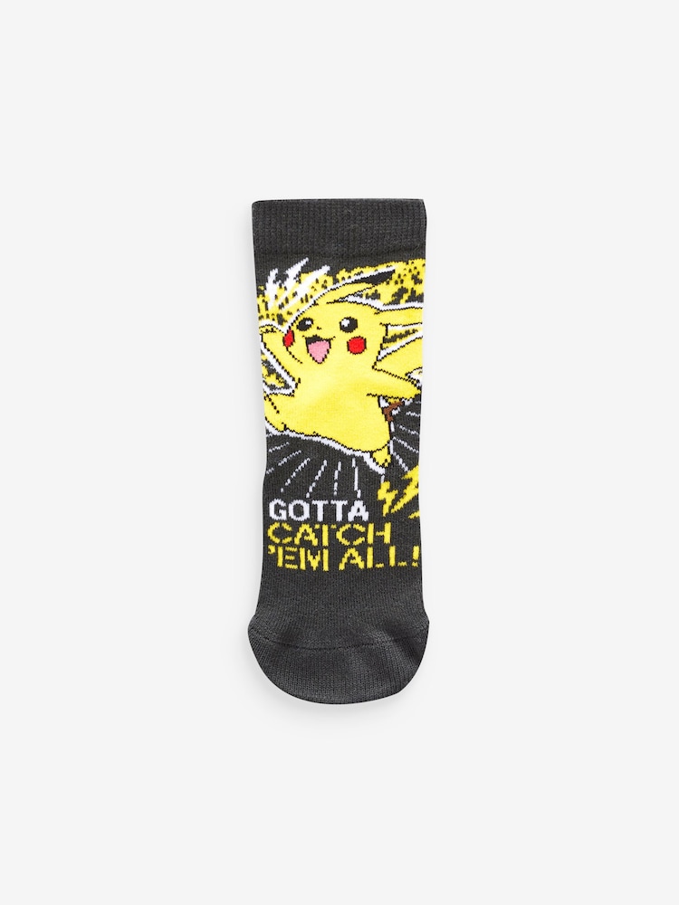 Pokémon Multi Gaming License Cotton Rich Socks 3 Pack - Image 2 of 4