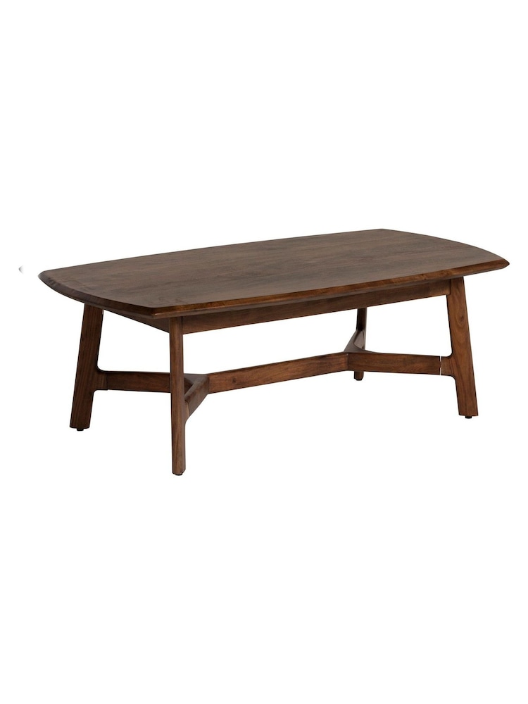 Barker and Stonehouse Brown Cresta Acacia Wood Coffee Table - Image 2 of 7 Barker and Stonehouse Brown Cresta Acacia Wood Coffee Table - Image 2 of 7