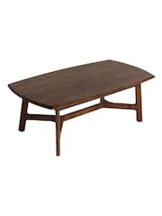 Barker and Stonehouse Brown Cresta Acacia Wood Coffee Table - Image 6 of 7