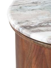 Barker and Stonehouse Brown Cresta 4 Door Marble Sideboard - Image 7 of 9